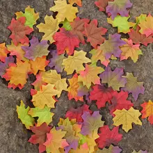 50 шт 8 см живой искусственный шелк кленовые листья для дома Свадебные декоративные аксессуары для вечеринок Скрапбукинг поддельные цветы 52706