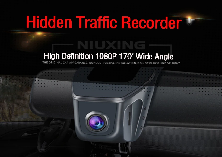 Car DVR For Benz's new A200L Car Road Record WiFi DVR  Driving Video Recorder Novatek 96658 HD 1080P Dash Cam Night Vision aD