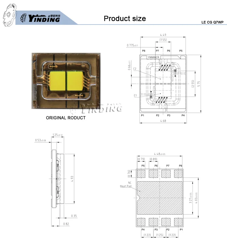 5 шт. OSRAM LE CG Q7WP 40 Вт высокое мощность светодиодные лампы бусины двухъядерный зеленый этап лампы источник света ландшафтное освещение фитиль