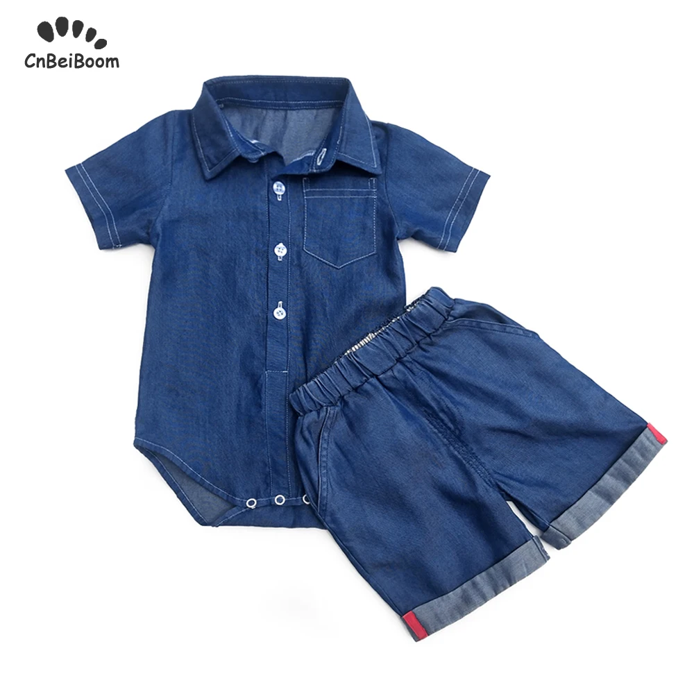 denim outfit for baby boy