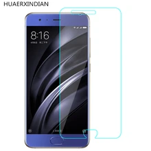 ФОТО huaerxindian 2.5d 9h tempered glass for xiaomi mi 6 screen protector protective film 5.15