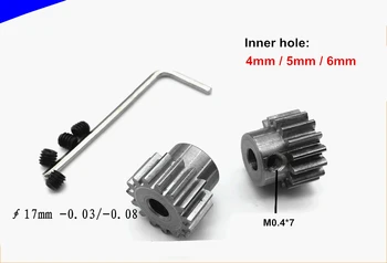 

2PCS S45C carbon steel Gear For 775/25GA/37GB/GW4632 MOTOR Shaft gear,1.0M 15T,M4x0.7 (4MM/5MM/6MM shaft diameter)