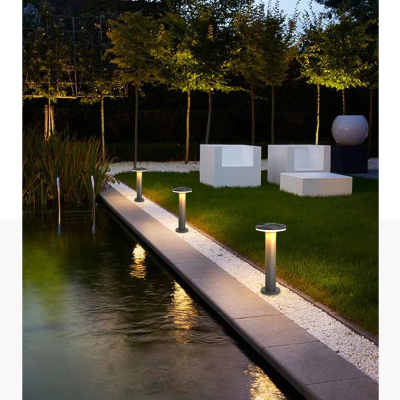 LukLoy открытый светодиодный водонепроницаемый газон свет современная простая форма гриба ландшафтный свет вилла сад община пол свет