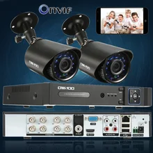 OWSOO 8CH видеонаблюдения Камера Системы 1080 P Hybrid 5-в-1 видеорегистратор с 1080 P AHD Bullet Водонепроницаемая камера видеонаблюдения Поддержка Ночное видение
