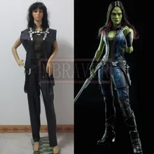 Hallowmas Guardians of the Galaxy Gamora Cosplay Costume Customized Any Size Full Suit