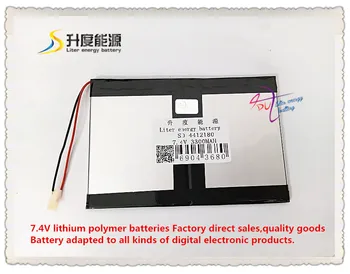 

7.4V 3300mAH 4412180 Polymer lithium ion / Li-ion battery for tablet pc GPS mp4 MP3 cell phone speaker