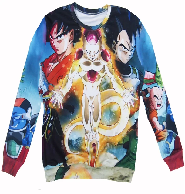 Dragon Ball Z Comic Goku Print 3D Sweatshirt