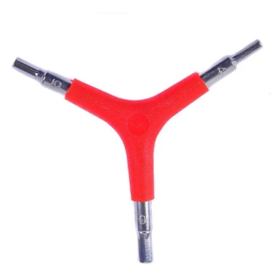 3 способа шестигранный гаечный ключ велосипед инструменты для ремонта велосипеда горного велосипеда, MTB подъемный инструмент для ремонта - Цвет: Красный