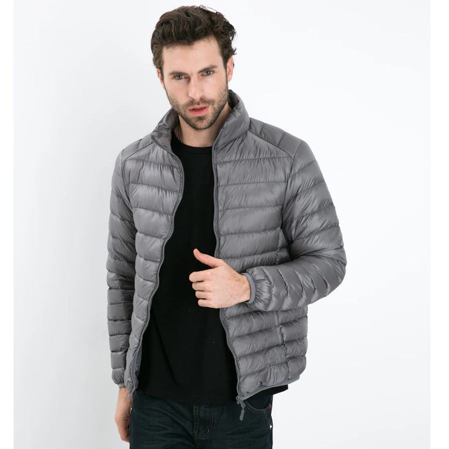 Plus Size 4xl Autumn Winter New Duck Down Jacket Ultra Light Thin