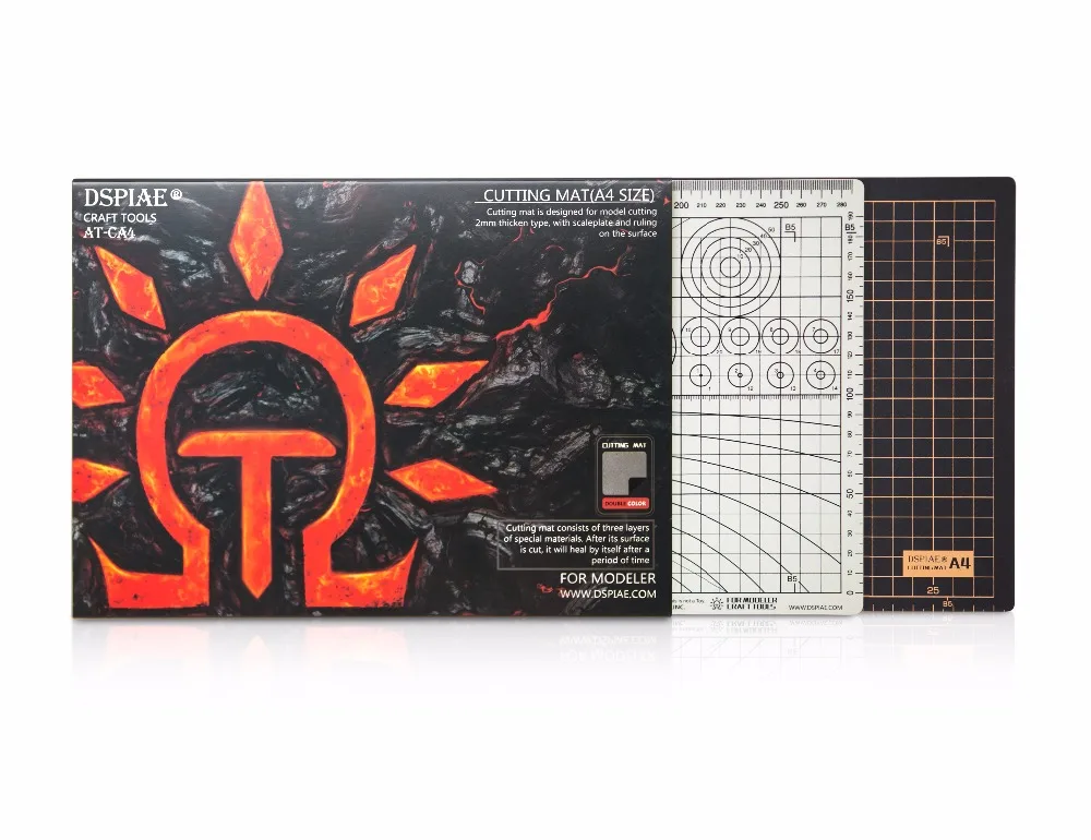 

DSPIAE AT-CA4 Model Cutting Mat Double-Sided Use A4 Modeler Craft tools Modeling Hobby Accessor