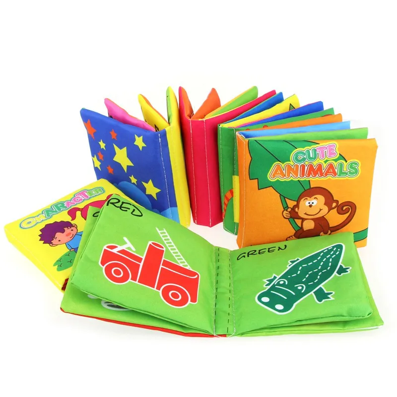 

Baby Kids Story Cloth Book Toys Children Infant Early Intelligence Development Cloth Books Boy Girl Gift