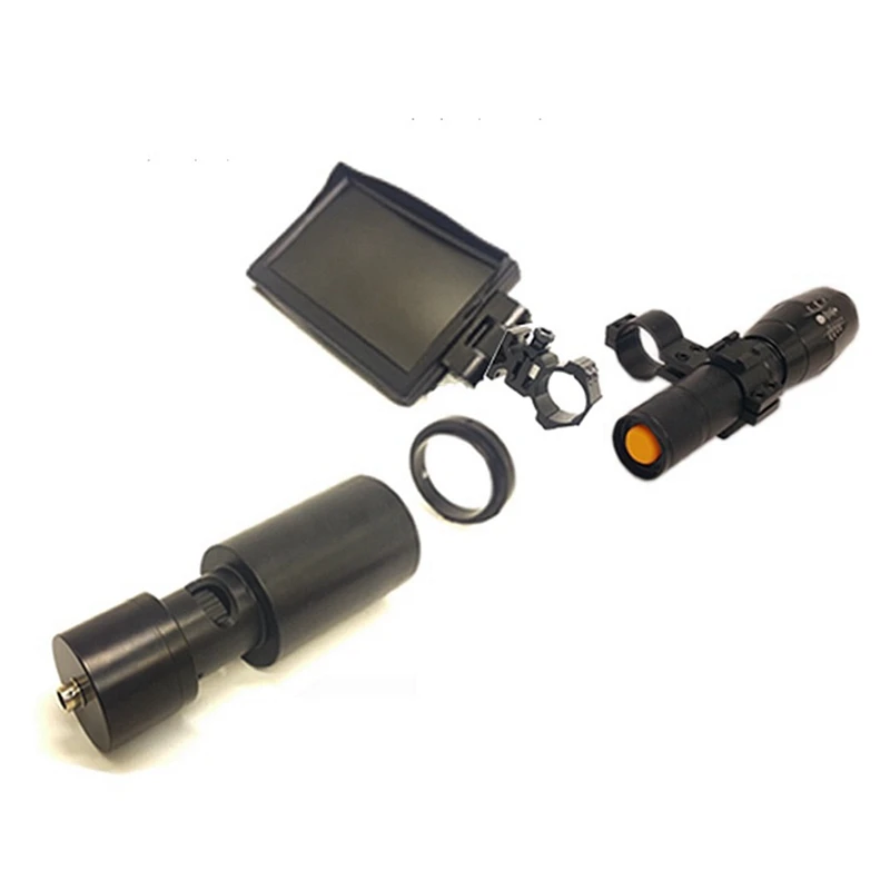 

Hunting Tactical Day and Night HD Digital Night Vision Monocular for Riflescope with LCD Screen & Laser Flashlight