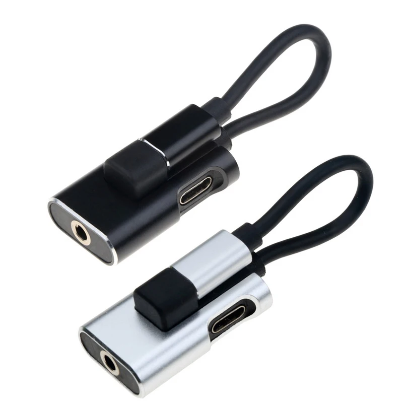Адаптер для наушников kebidu с разъемом типа C на 3 5 мм зарядное устройство USB Aux