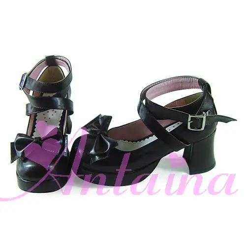 Gothic-Ankle-Cross-Belts-High-Heel-Pumps-Elegant-Single-Bow-Lolita-Princess-Heels-Shoes-20