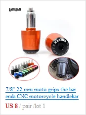Универсальная резина для ретро-велосипеда ручки для мотоцикла винтажный руль колы бутылки рукоятка для Yamaha mt125 Kawasaki Honda KTM