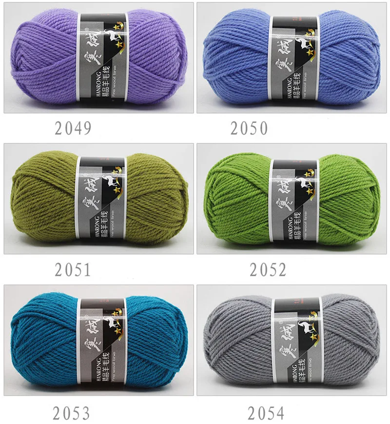 Высокое качество 5 шт = 500 г 60 окрашенная шерсть мериноса вязаная пряжа для вязания крючком свитер шарф свитер защита окружающей среды