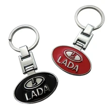1 шт. 3D металлический ключ для авто кольцо брелок автомобильные аксессуары цепочки для ключей для Лада Нива Калина приора гранта ларгус ВАЗ Samara автостайлинг