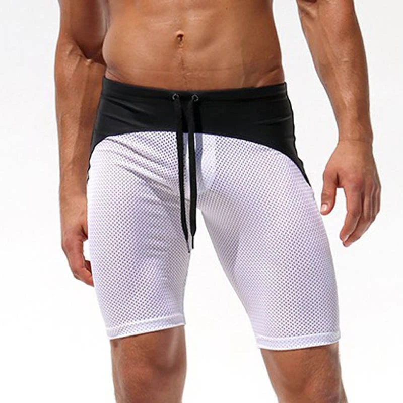 low rise mens workout shorts