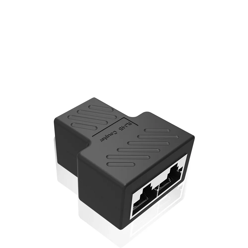 Cat6 RJ45 8P8C разъем для Dual RJ45 разветвитель сетевой Ethernet Патч-корд адаптер с щит RJ45 сети Ethernet