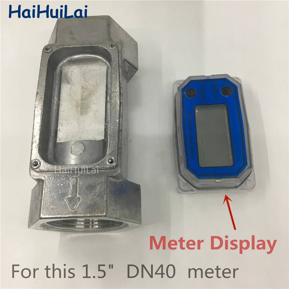 

Display of digital fuel flow meter diesel gasoline methanol water flowmeter counter