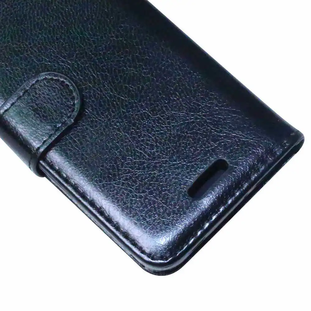 Флип-чехол для LG L Bello 2 II X150 X 150 Bello2, кожаный чехол-бумажник с фоторамкой, чехол для телефона LG Max X155 X 155 LGMax, чехол s - Цвет: Black