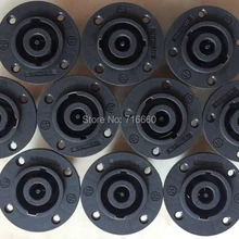 10 шт./лот круглый тип 8 Pin женский панельный разъем динамика, разъёмная монтажная панель Разъем сценический разъем динамика