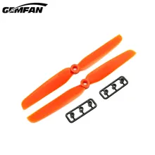 1 Pair WSX/Gemfan5040 5×4 Inch 6030 6.0×3.0 ABS Propeller for RC Drone FPV Racing Orange/Green Accs for DIY Quad Multicopter