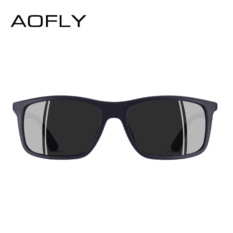 AOFLY, фирменный дизайн, Классические поляризованные солнцезащитные очки, мужские, TR90, квадратная оправа, солнцезащитные очки, мужские, для вождения, UV400, очки AF8082