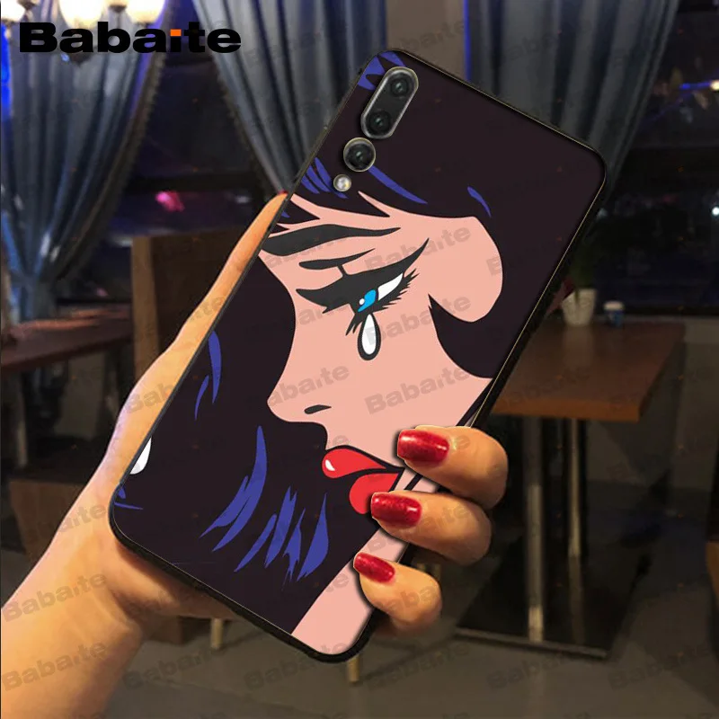 Vintage Pop Art Crying Girl
