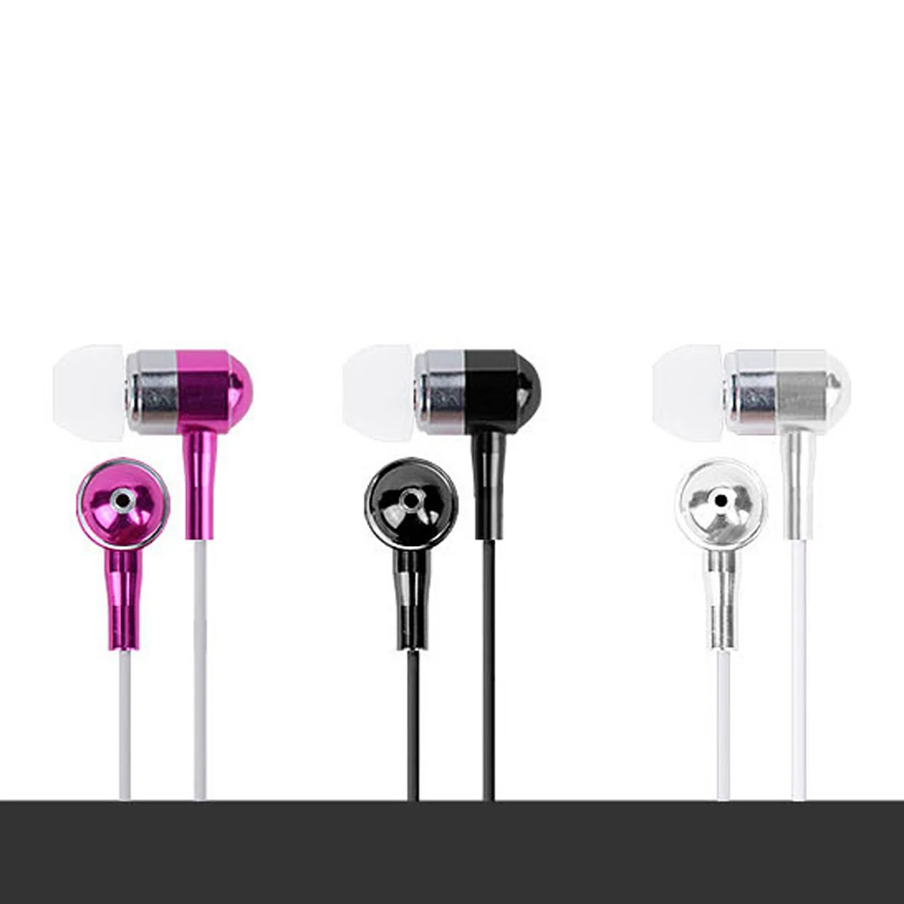 

qijiagu 50pcs In-Ear 3.5mm Wired Earphone Headset In-line Control computer Smartphone With Mic for Android Phone