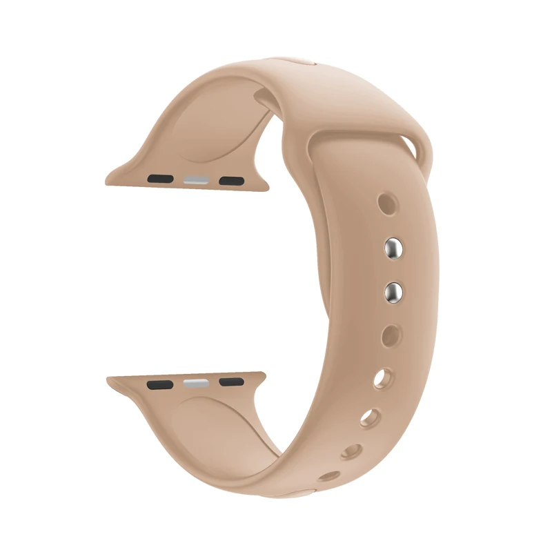 Ремешок для часов apple Watch band apple watch 5 4 band 44 мм iwatch band 42 мм correa 38 мм 40 мм силиконовый ремешок для часов pulseira 3 - Цвет ремешка: walnut