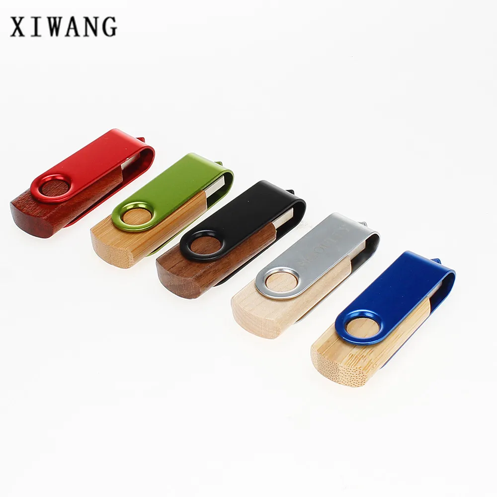 Xi Customizable Company Logo Wooden Rotatable Usb Flash Drive Xi Customizable Company Logo Wooden Rotatable Usb Flash Drive Memory Stick 4gb 8gb 16gb 32gb 64gb Custom Pendrive In Drives From
