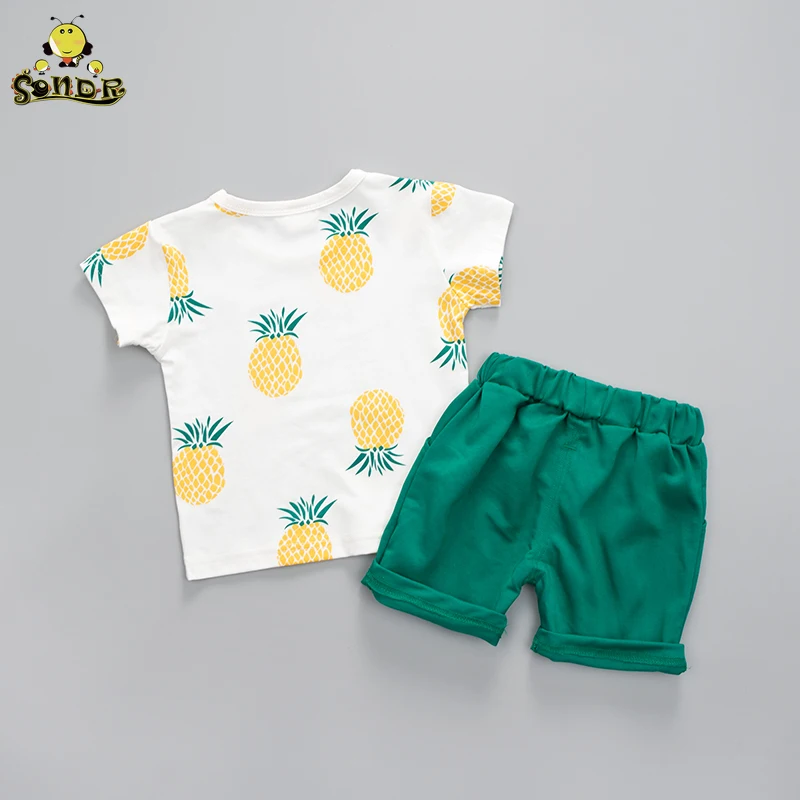Kids Boys Summer Clothes Fashion Cotton Set Printed Fruit Sports Suit T-shirt + Shorts Children's Clothing Baby Girl Outfits Kids Boys Summer Clothes Fashion Cotton Set Printed Fruit Sports Suit T-shirt + Shorts Children's Clothing Baby Girl Outfits