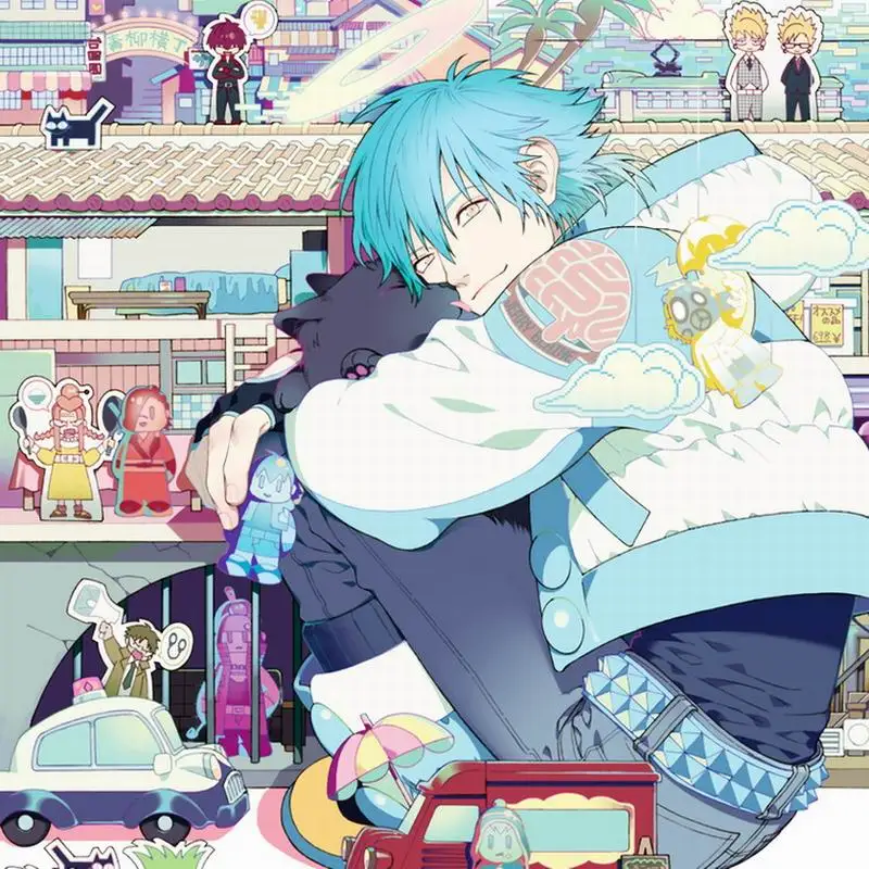 

Oct. Home Textile Dramatical Murder Anime Aoba Seragaki Micro-suede Fabric One-sided Two-sided Square Pillow Case New #41428A