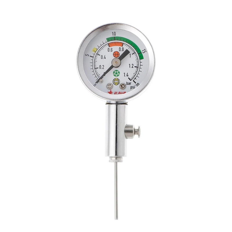 Soccer Ball Pressure Gauge Air Watch Football Volleyball Basketball Barometers