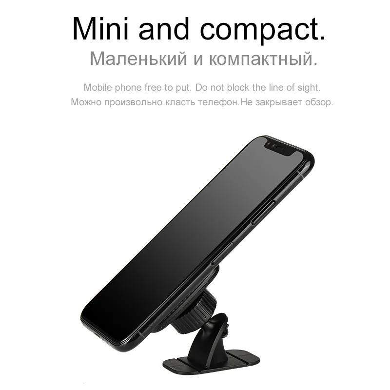 HOCO Universal Magnetic Car Phone Holder Mount 360 Rotation Mobile Phone Holder Stand For iPhone X 
