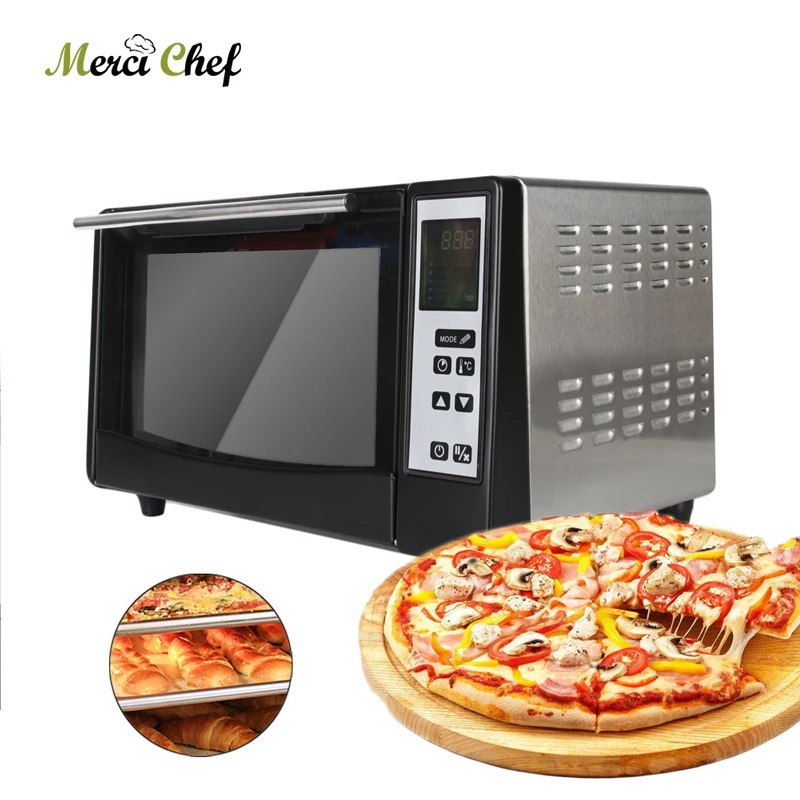 ITOP электрическая печь для пиццы, пекарня, жаровня, многофункциональная печь для приготовления хлеба, торта, пиццы, интеллектуальная с таймером