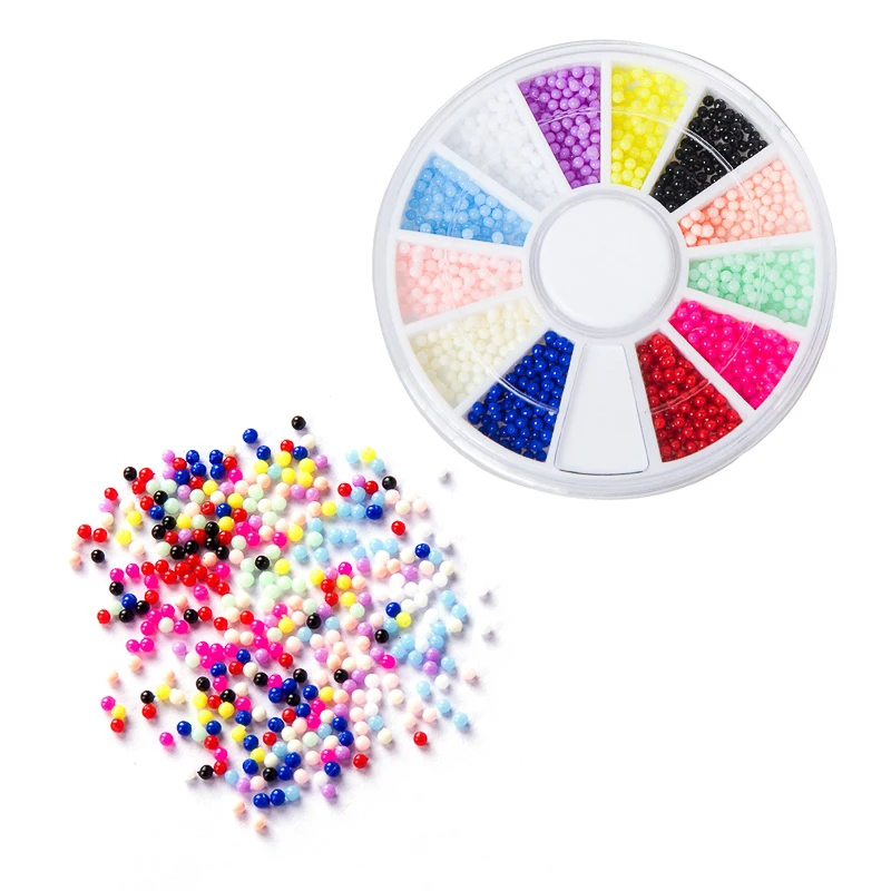

DIY Nail Art Wheel Tips Crystal Glitter Colorful Rhinestones Stickers Fashion Tools Acrylic Shining Decoration For Gel Polish
