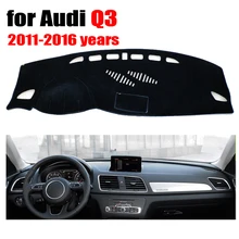 RKAC на заказ подходит для приборной панели автомобиля коврик для Audi Q3 2011- лет левый руль dashmat pad dash чехлы авто аксессуары