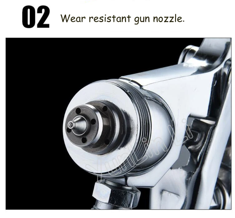 1,8/1,3/1,5/1,0 мм сопла краски пистолет высокого распыления бытовой пневматический пистолет-распылитель W-71