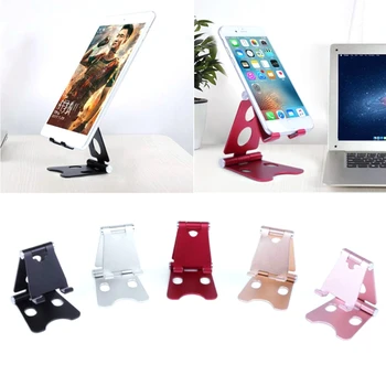 

Aluminum Foldable Tablet Holder Adjustable Cell Phone Tablet Desk Stand Mount Holder Universal Tablet Stand
