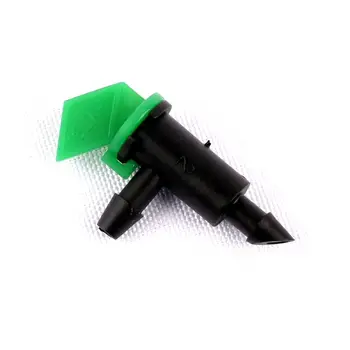 

25pcs 16 Litter Flag Dripper Green Drip Head Micro Irrigation Emitter Water Saving Irrigation Emitter Garden Nursery Veg Waterin