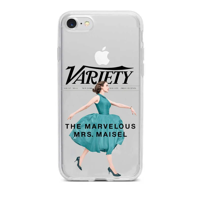 Чудесный мягкий Силиконовый ТПУ чехол для телефона Mrs Maisel iPhone11 11Pro 11ProMax X XR XS Max 8 8Plus