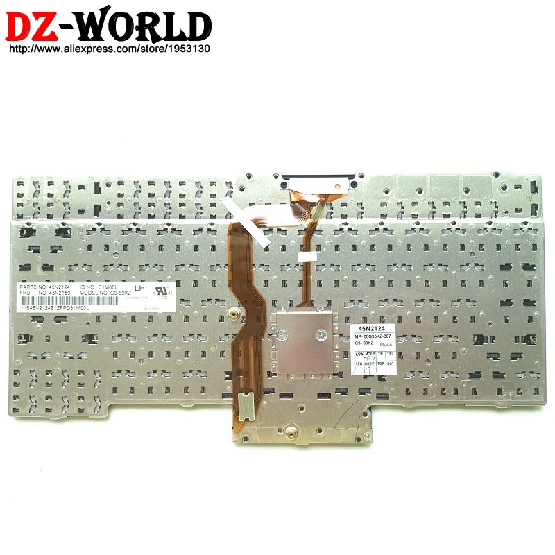 Казахский Русская клавиатура для lenovo Thinkpad T410 T420 T410S T420S X220 X220i T510 я T520 W510 W520 Teclado 45N2159