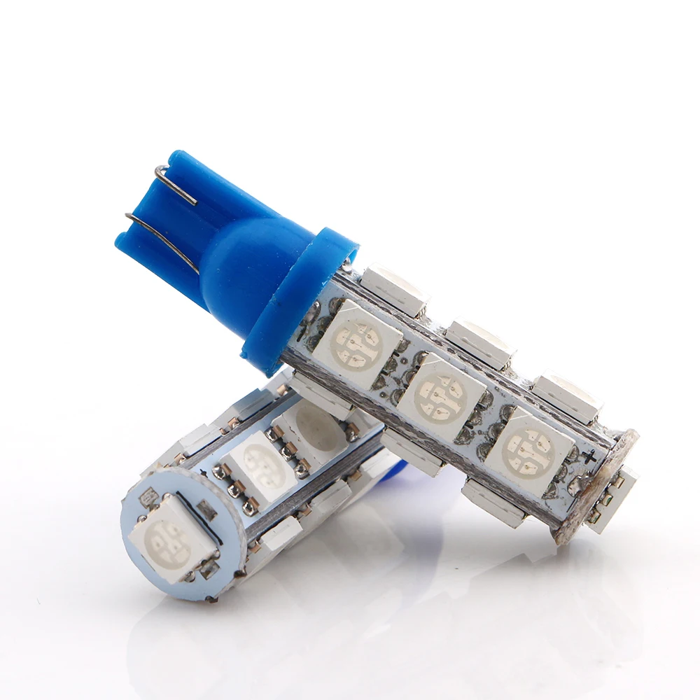 50 шт. T10 5050 194 168 W5W 13 SMD светодиодный 12V 24V DC супер яркий светильник лампы авто ing