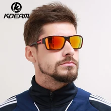 Новые поляризованные солнцезащитные очки Kdeam, мужские очки, стимпанк очки с фирменной коробкой lentes de sol hombre KD510