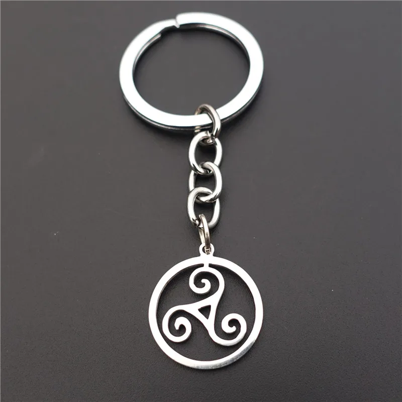 Подростковый волк Triskele подвеска Triskelion Allison серебро брелки из нержавеющей стали