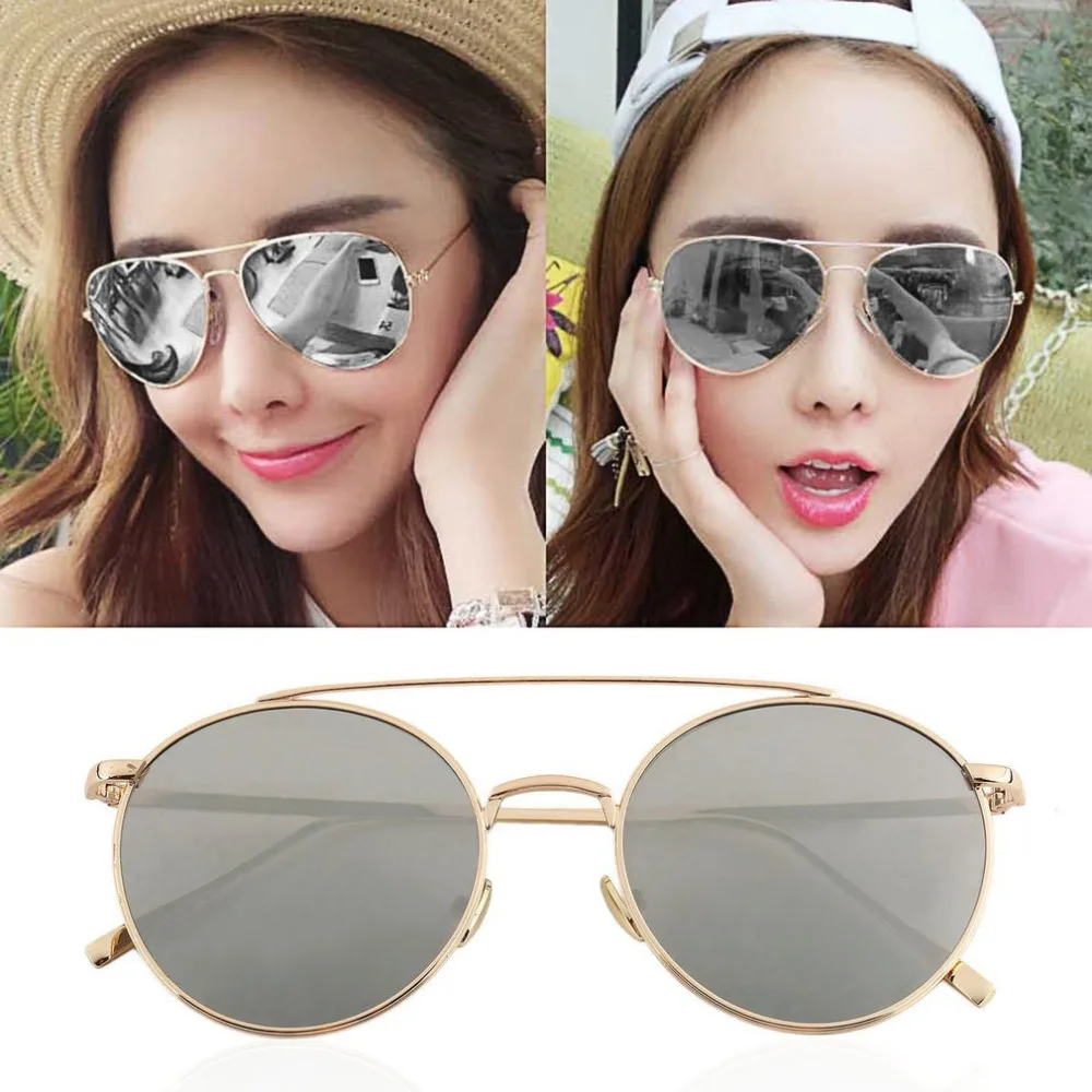 New Fashionable Style Cool Stylish Women's Metal Frame Colorful Round