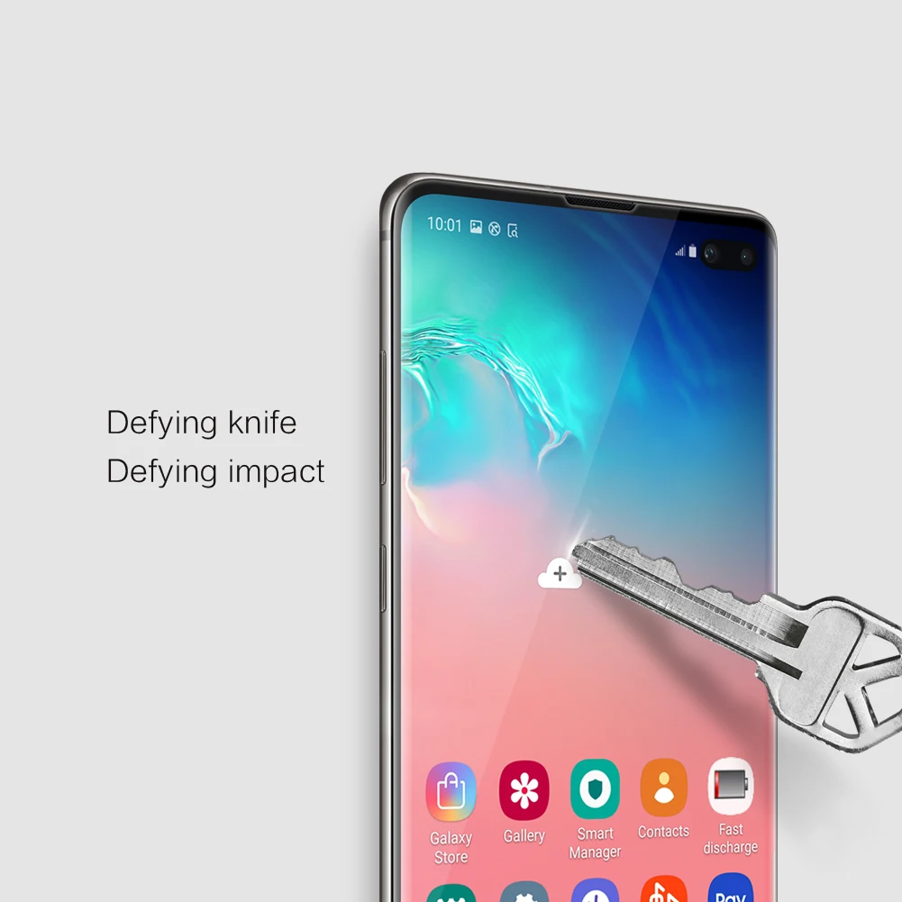 Защитное стекло GerTong 5D с полным покрытием для Samsung Galaxy S10E S 10e 9H закаленное защиты