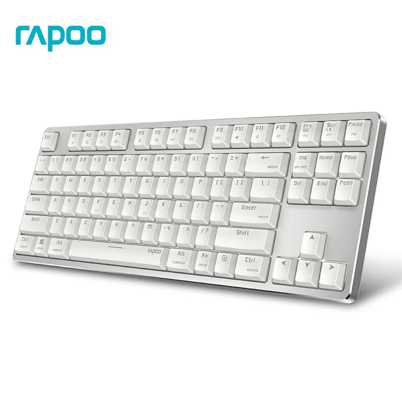 

Rapoo Mechanical Keyboard 87 keys RGB Backlight Red Switch Gaming Keyboards for Computer Windows & apple PC Mac OS System MT500